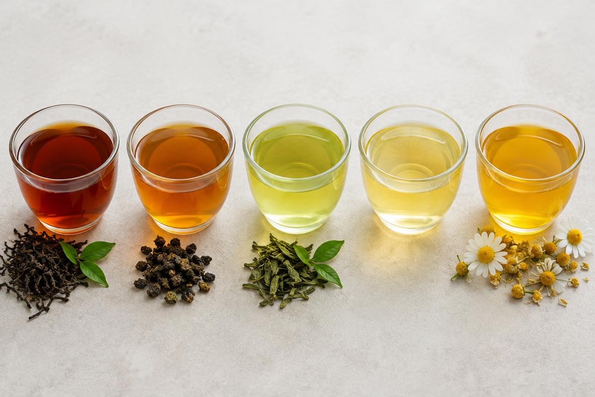 Tés para cada momento del día, de los más intensos para la mañana a las infusiones sin cafeína para la noche.
